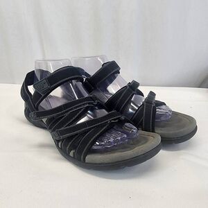 L.L. Bean Black Strappy Outdoor Sandals